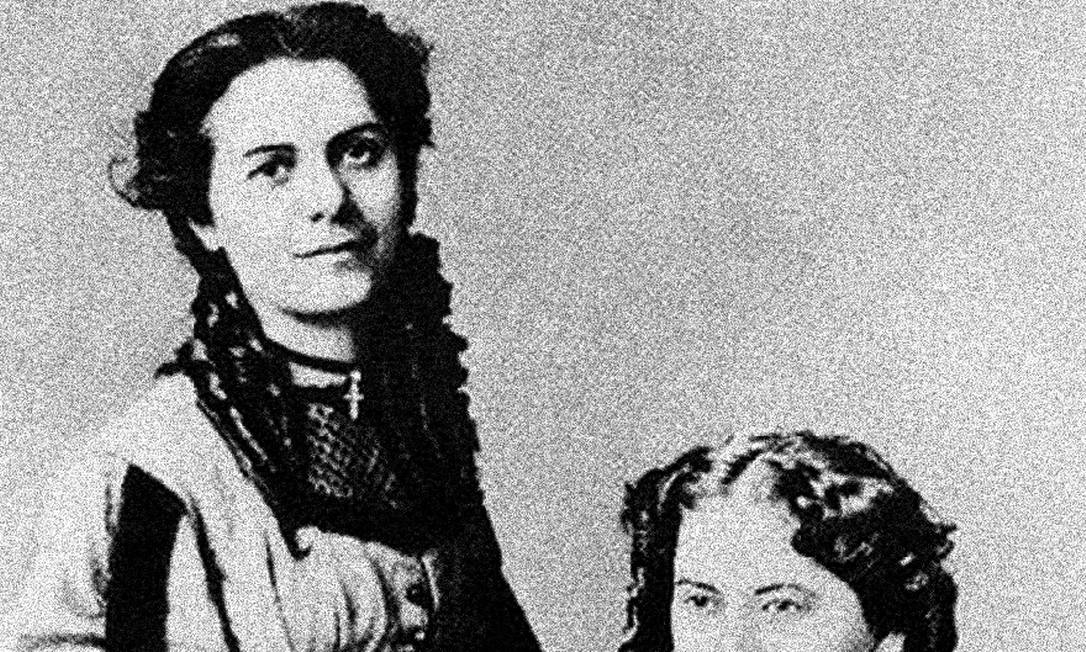 Jenny e Laura, as filhas mais velhas de Karl Marx, em 1860 Foto: Reprodução