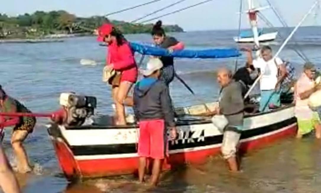 Pescadores são resgatados após sequestro de 'piratas do Marajó' Foto: Reprodução
