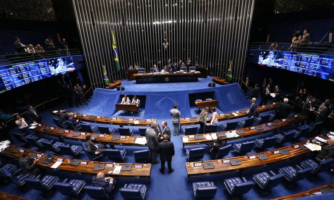 Plenário do Senado Federal Foto: Ailton de Freitas em 5-10-2017 / Agência O Globo