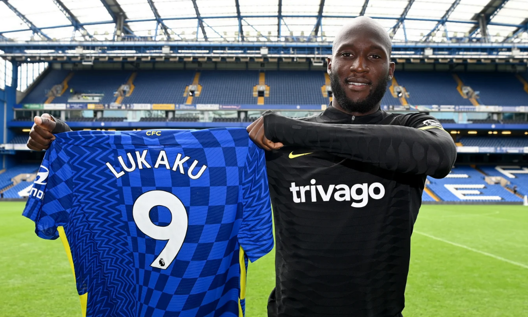 A ida de Lukaku da Inter de Milão ao Chelsea foi a transferência internacional mais cara da atual temporada Foto: Divulgação/Chelsea FC/Site oficial