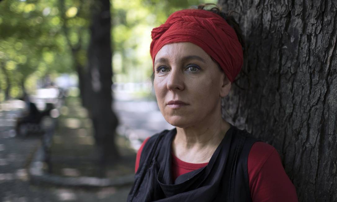 Olga Tokarczuk, vencedora do Prêmio Nobel de Literatura em 2019 Foto: Maciek Nabrdalik / NYT