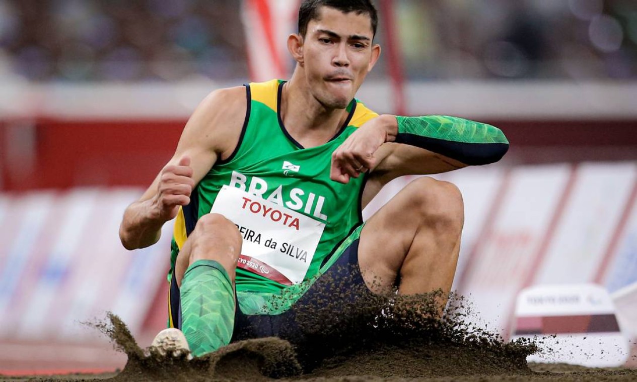 Rodrigo Parreira ficou em quinto lugar na final do salto em distância T36 Foto: Agência O Globo