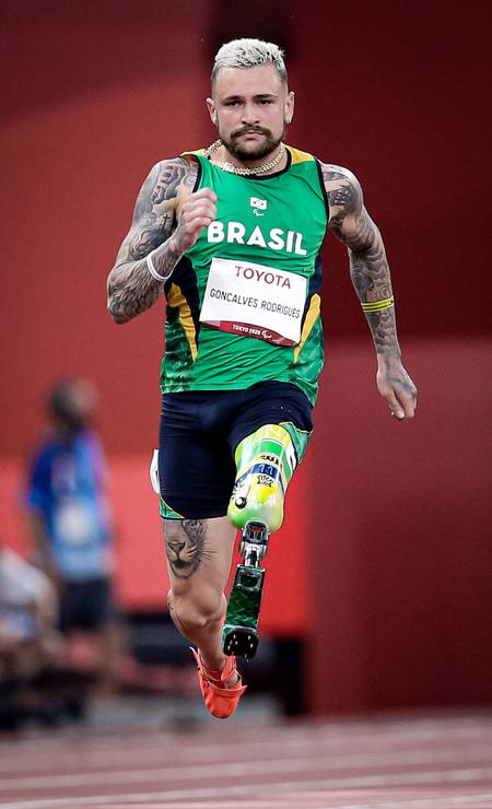 Vinícius Rodrigues foi prata nos 100 metros rasos, categoria T63 Foto: Wander Roberto / CPB / Agência O Globo - 30/08/21
