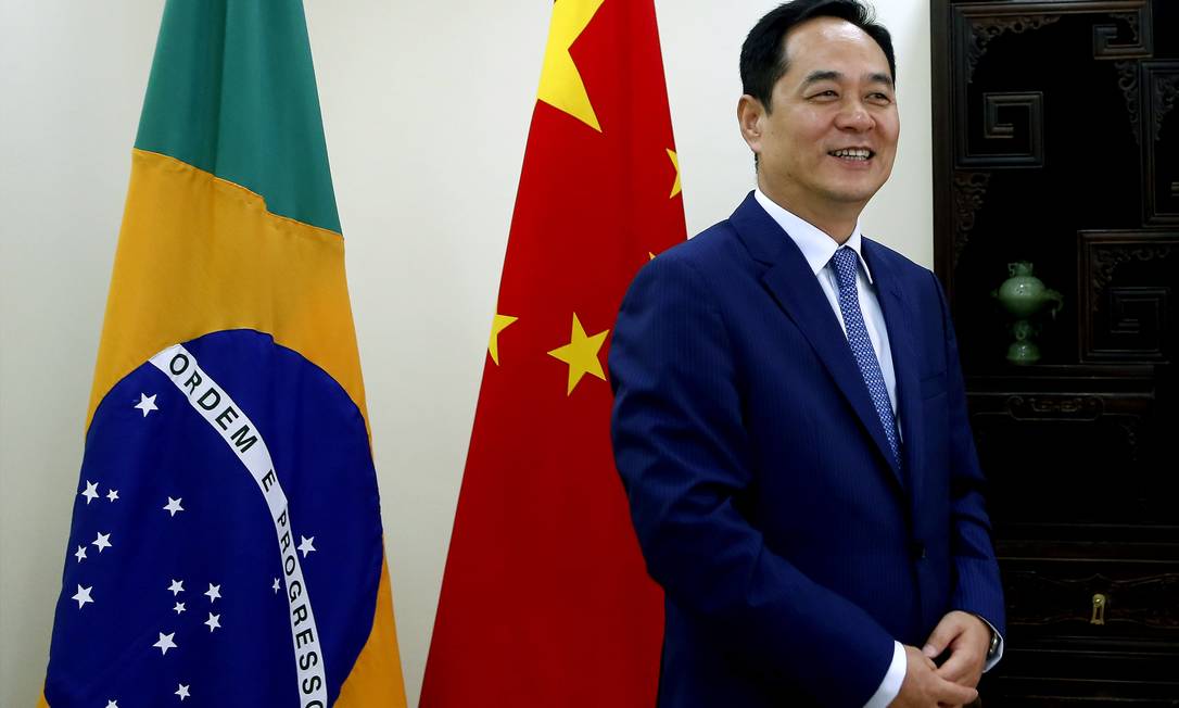 Yang Wanming, embaixador da China no Brasil desde dezembro de 2018 Foto: Jorge William / Agência O Globo