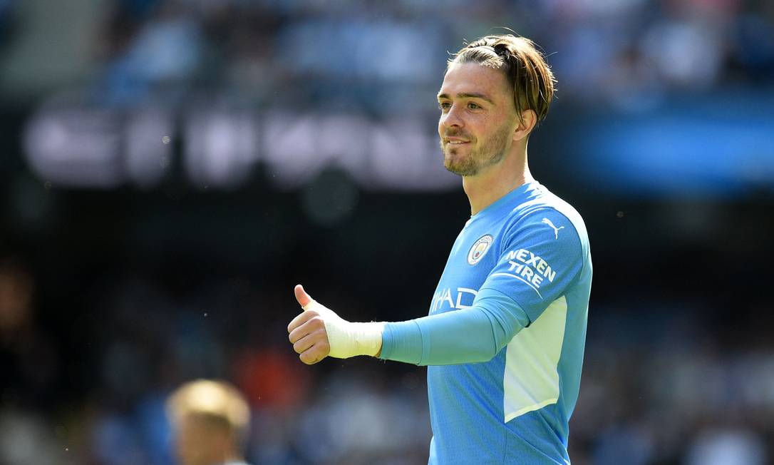 Jack Grealish (do Aston Villa ao Manchester City, 117,5 milhões de euros) Foto: OLI SCARFF / AFP