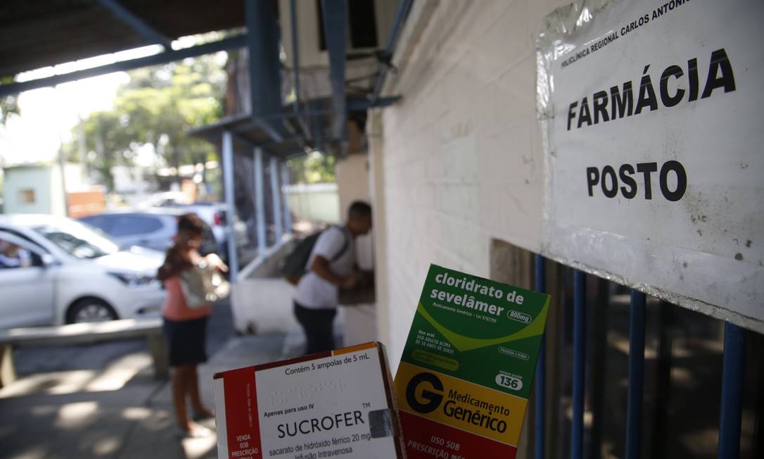Falta de medicamentos no postos de saúde da cidade Foto: Fábio Guimarães / Agência O Globo
