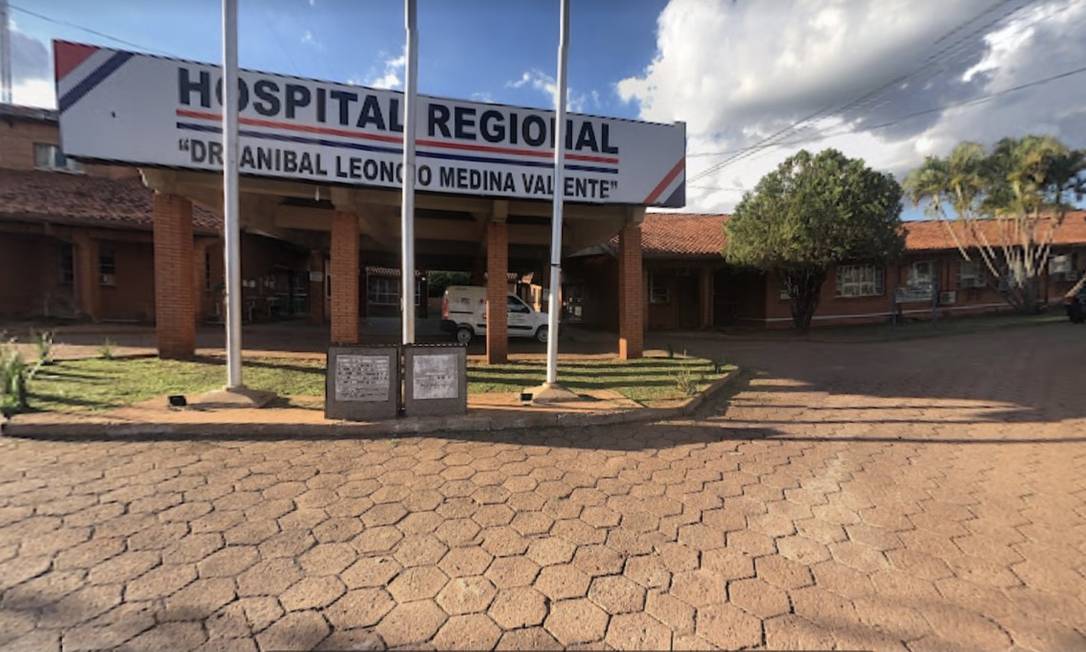 O Hospital Regional de Pedro Juan Caballero, onde foi constatada a morte da criança Foto: Google Maps / Reprodução