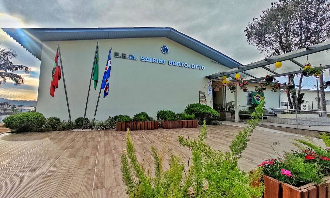  Escola Municipal Bairro Bortolotto, Nova Veneza, Santa Catarina Foto: Lucas Sabino/Prefeitura de Nova Veneza
