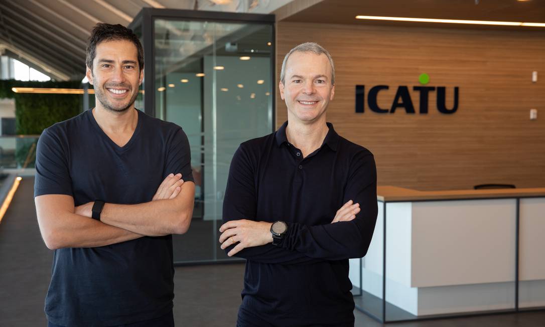 O chileno Eduardo della Maggiora, fundador da Betterfly, e Luciano Snel, CEO da Icatu Foto: Divulgação/ Felipe Panfili