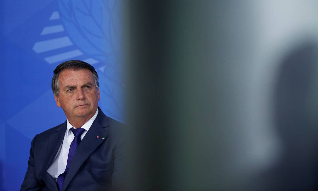 O presidente Jair Bolsonaro, durante cerimônia no Palácio do Planalto: de 30 compromissos, 18 não saíram do papel, e três só foram parcialmente atingidos Foto: Adriano Machado / Reuters / 02-09-2021
