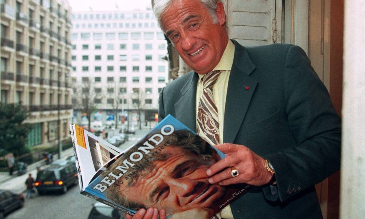 O ator francês Jean-Paul nos anos 90 Foto: VINCENT AMALVY / AFP - 04/04/1996