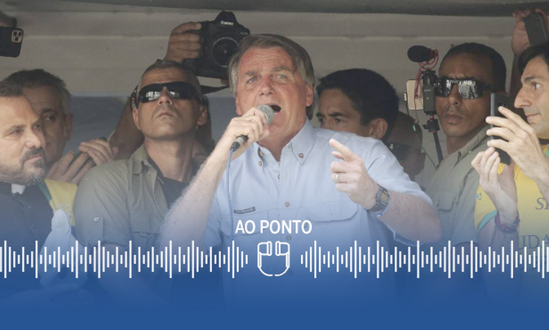 Bolsonaro inflamou seus apoiadores em SP ao dizer que não cumpriria decisões de Alexandre de Moraes Foto: Arte