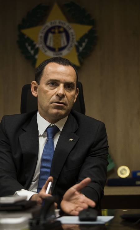 Secretário de Polícia Civil do Rio de Janeiro, Allan Turnowski, disse, nesta quinta-feira (9), que os três meninos desaparecidos em Belford Roxo, Baixada Fluminense, foram mortos por uma facção da comunidade do Complexo do Castelar Foto: Guito Moreto / Agência O Globo - 20/04/2021