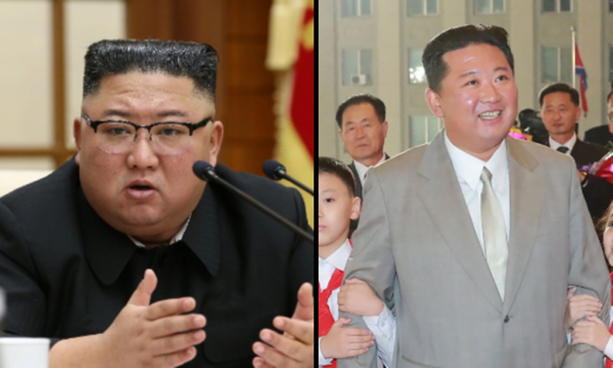 Kim Jong-un surge mais magro em desfile de 73 anos da Coreia do Norte e ...