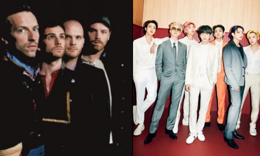 Coldplay e BTS fazem parceria para a música 'My Universe' Foto: Reprodução