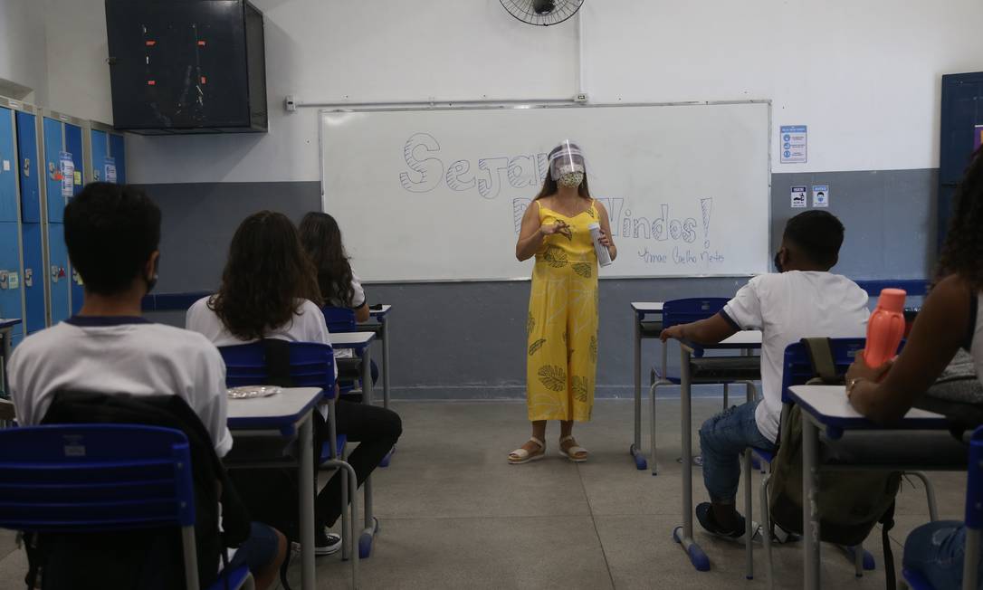 Escola Municipal Coelho Neto, em Ricardo de Albuquerque, no Rio de Janeiro Foto: Pedro Teixeira / Agência O Globo