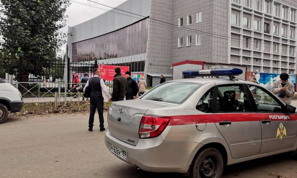 Atirador abriu fogo em universidade da Rússia Foto: STRINGER / REUTERS