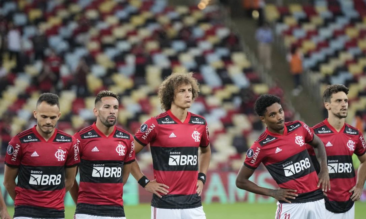 David Luiz estreou com a camisa do Flamengo Foto: SILVIA IZQUIERDO / Pool via REUTERS