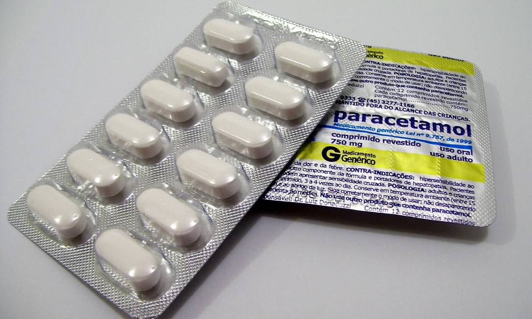 Cartela com comprimidos de paracetamol como medicamento genérico Foto: Mateus Hidalgo/Creative Commons