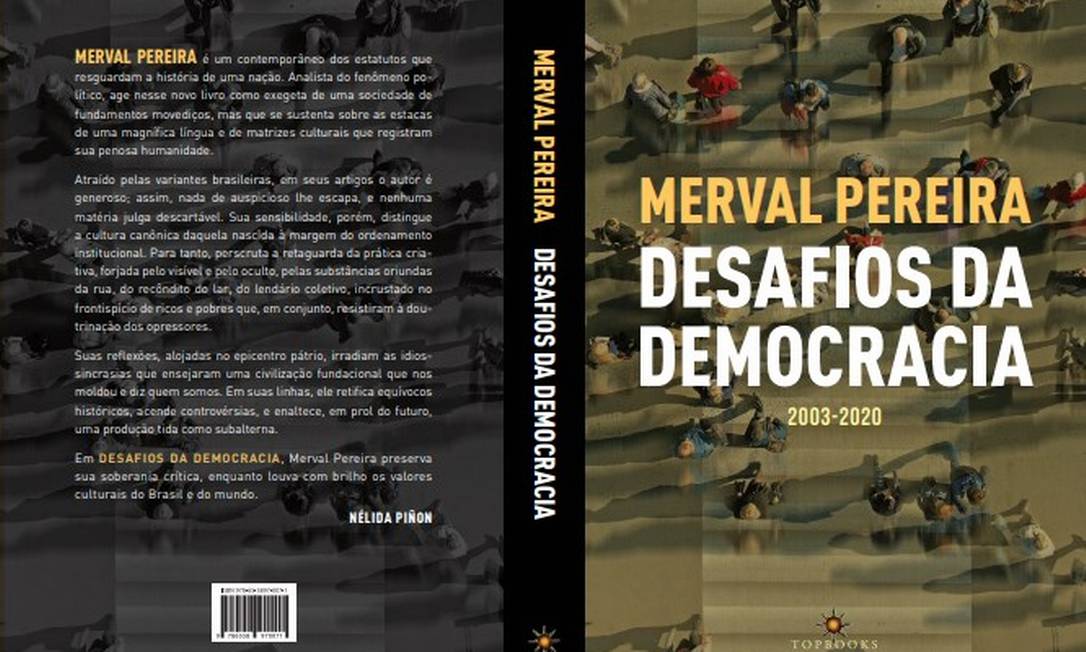 Livro Desafios da Democracia, de Merval Pereira Foto: Reprodução