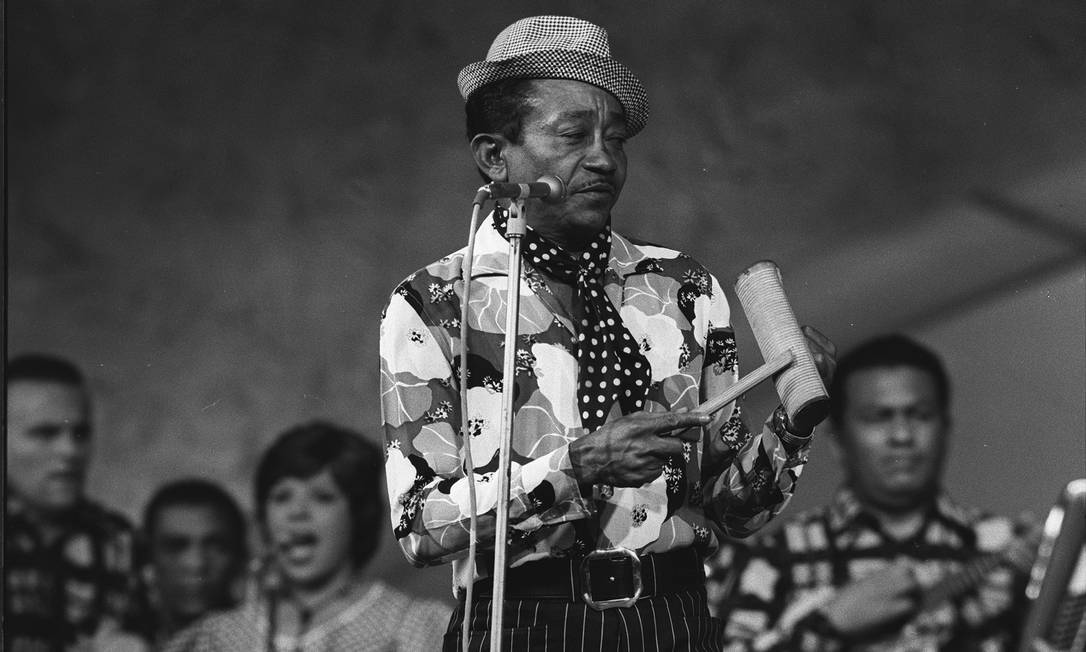 Jackson do Pandeiro gravou 'Ele disse', uma versão musicada do testamento de Getulio Vargas Foto: Sebastião Marinho / Acervo O Globo (16-09-1972) 