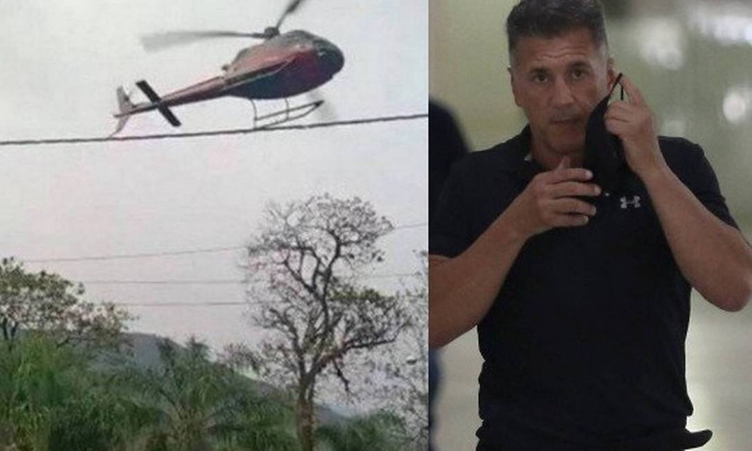 Piloto Adônis Lopes viveu momentos de tensão na última semana Foto: Reprodução e Fabiano Rocha/Agência O Globo