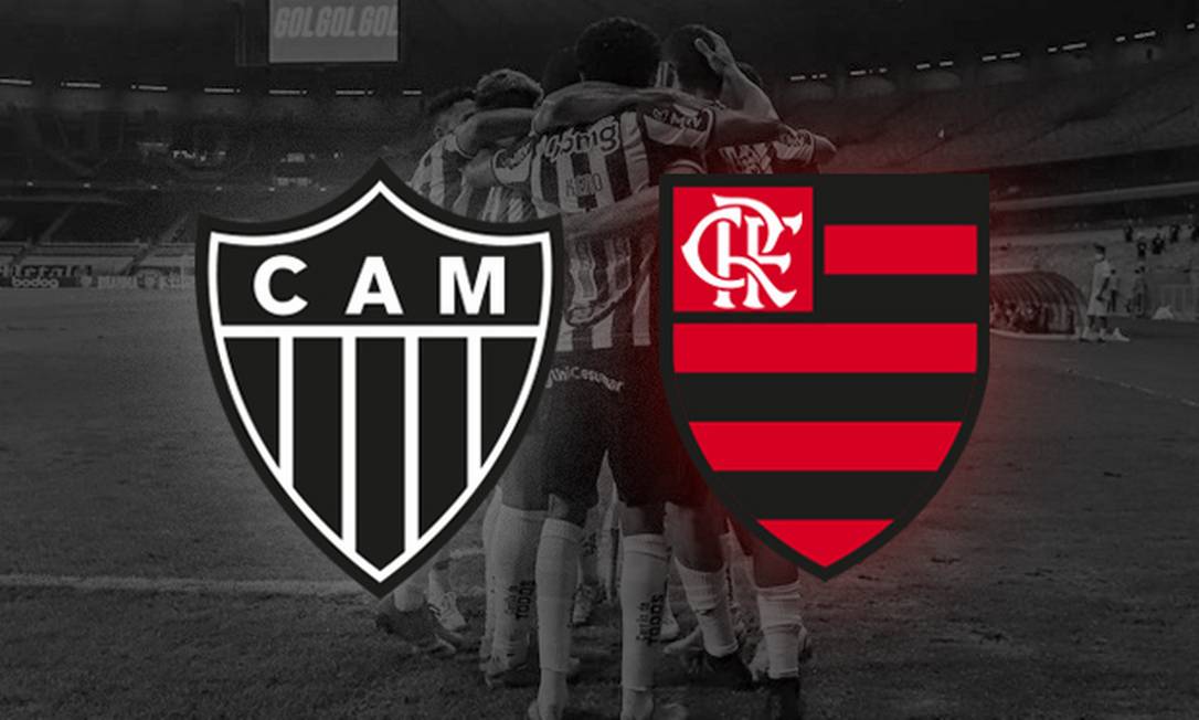 Atlético lidera o Campeonato Brasileiro, com Flamengo na terceira colocação Foto: Editoria de arte
