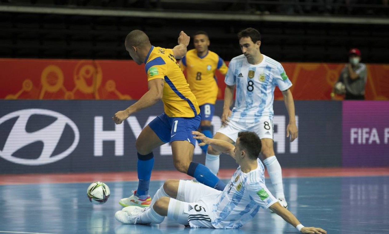 Futsal: Brasil cai para Argentina e adia sonho de novo Mundial