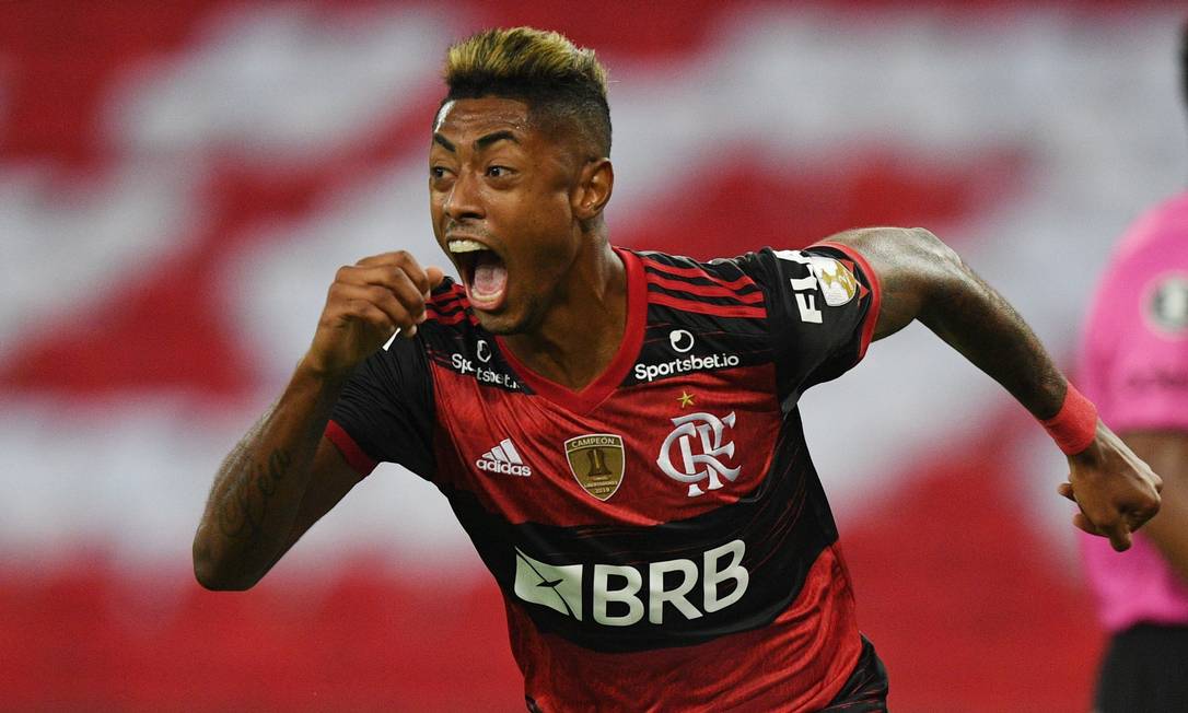 Bruno renovou com o Flamengo ao fim de 2019, até 2023, clube pelo qual o atacante marcou 73 dos 117 gols da carreira Foto: Carl de Souza / Pool via REUTERS