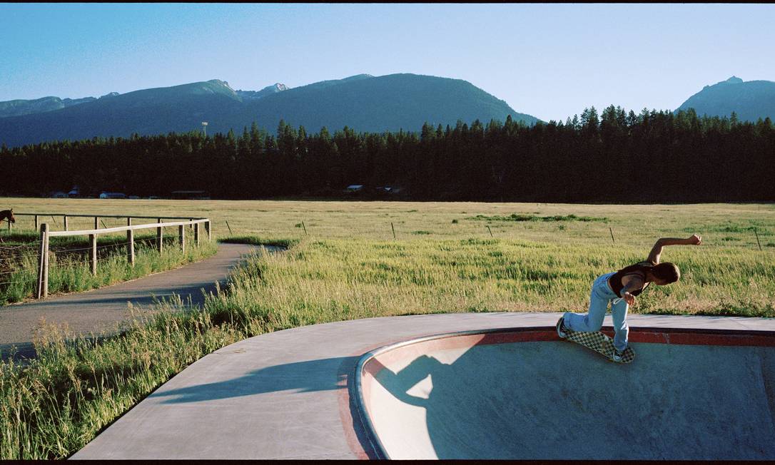 Jeff Ament, do Pearl Jam, investiu em diversos skateparks para a comunidade local de Montana, EUA Foto: TODD HEISLER / NYT