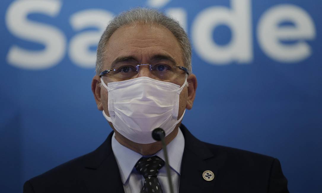 O ministro da Saúde, Marcelo Queiroga Foto: Cristiano Mariz/Agência O Globo/17-08-2021