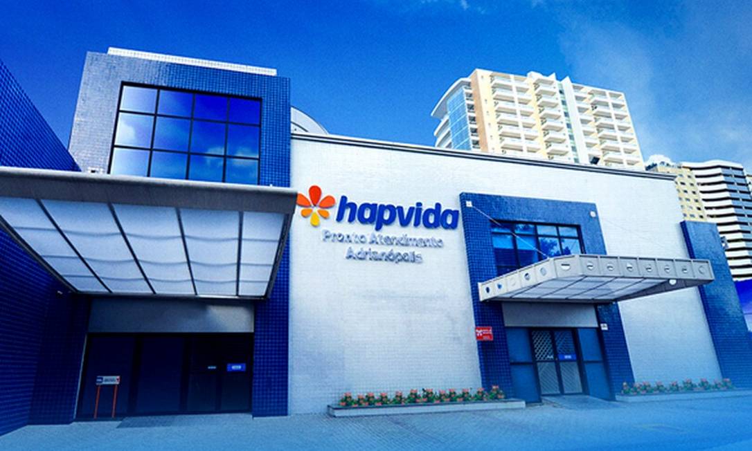 Fachada de hospital da Hapvida: acusada de pressionar médicos por 'kit covid', operadora nega ter obrigado profissionais a receitarem remédios sem eficácia Foto: Divulgação