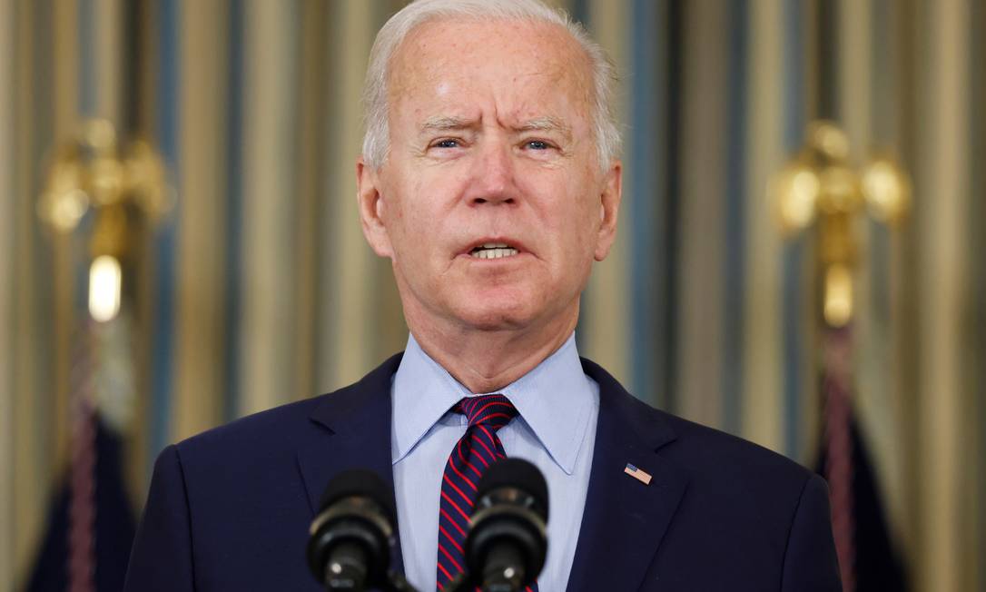 Presidente dos EUA, Joe Biden: na sua gestão, negociações para tributação de multinacionais ganhou fôlego Foto: JONATHAN ERNST / REUTERS