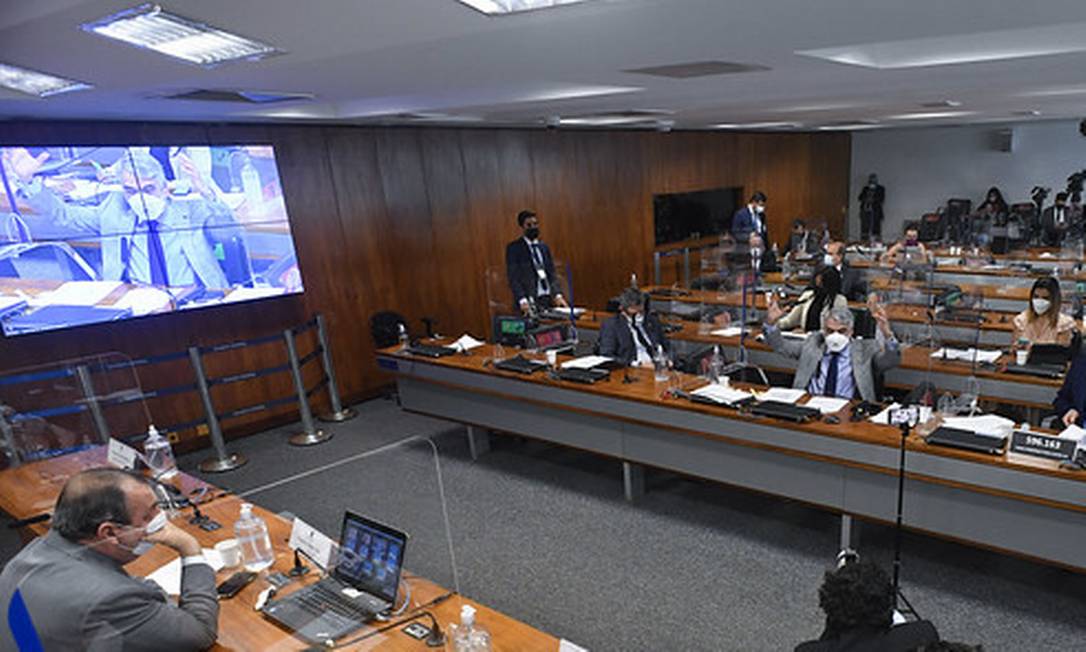 Sessão da CPI da Covid no Senado 30/09/2021 Foto: Leopoldo Silva/Agência Senado