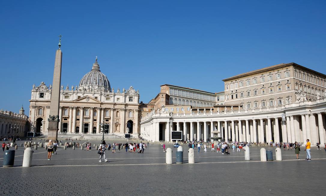 Visão geral da Praça de São Pedro, no Vaticano Foto: REMO CASILLI / REUTERS/01-10-2021