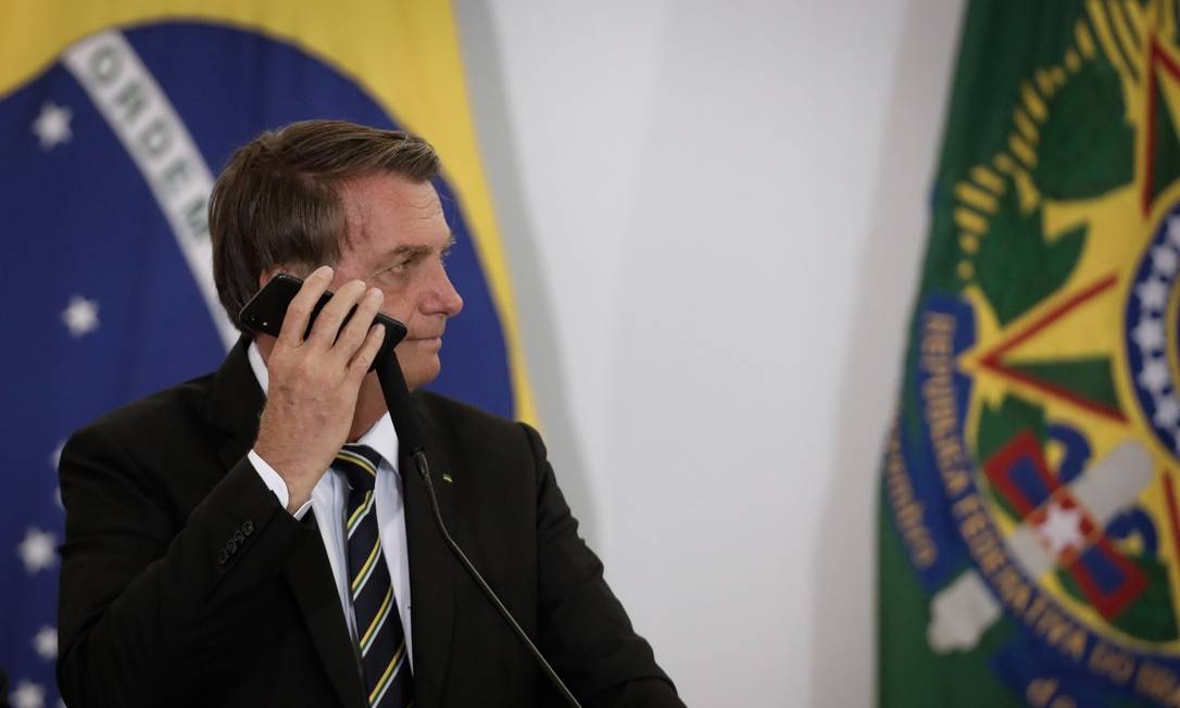 O Presidente Jair Bolsonaro ainda avalia por qual partido deverá disputar a reeleição em 2022 Foto: PABLO JACOB / Agência O Globo
