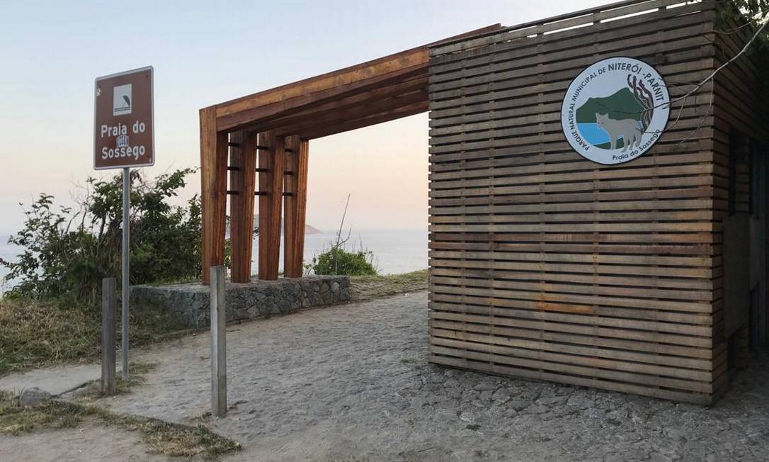 
Estrutura para receber visitantes funcionará na entrada da Praia do Sossego, junto ao pórtico
Foto:
Divulgação
/
Instituto Ambientes em Rede
