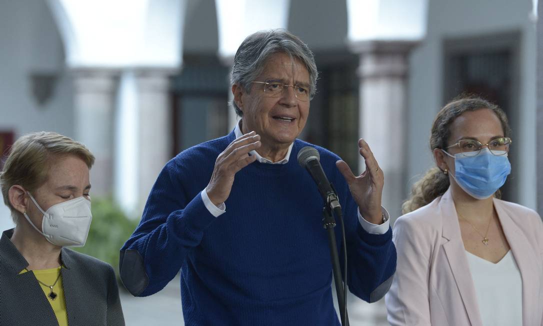 O presidente do Equador, Guillermo Lasso Foto: RODRIGO BUENDIA / AFP/4-10-21