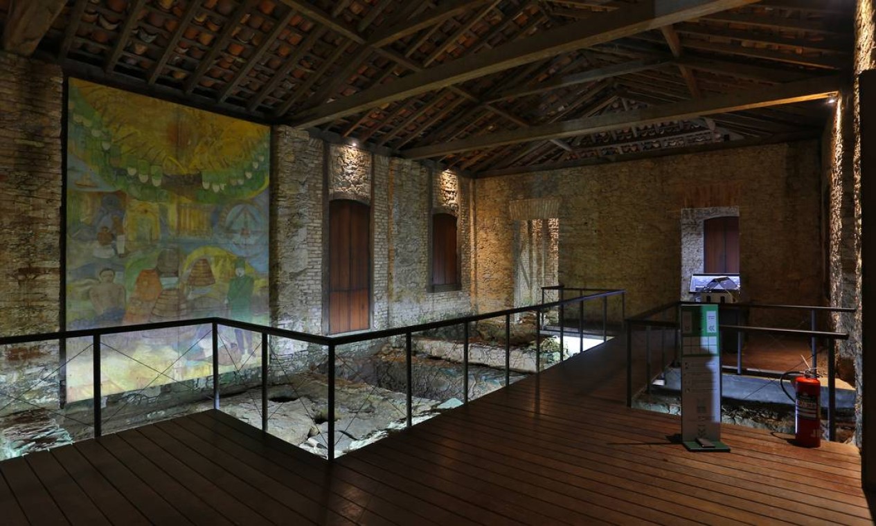 Museu Arqueológico da Casa dos Pilões Foto: Fabio Rossi / Agência O Globo