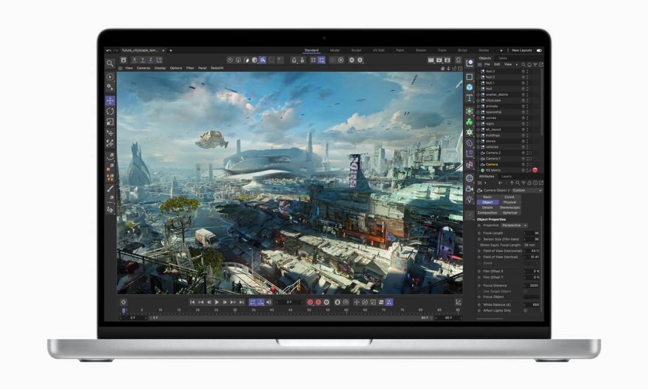 Apple apresentou novo MacBook Pro de 14 e 16 polegdas Foto: Divulgação
