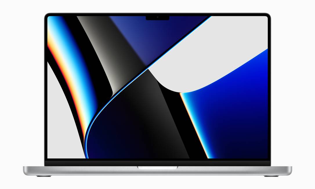 Os novos MacBookPro contam com dois novos processadores, o M1 Pro e M1 Max, que permitem mais velocidade e bateria mais duradoura, com reprodução de vídeo de até 21 horas. Foto: Divulgação