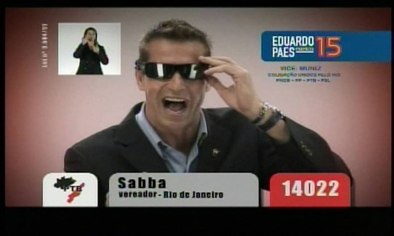 Sabbá foi candidato a vereador no Rio em 2008 Foto: Reprodução / Reprodução