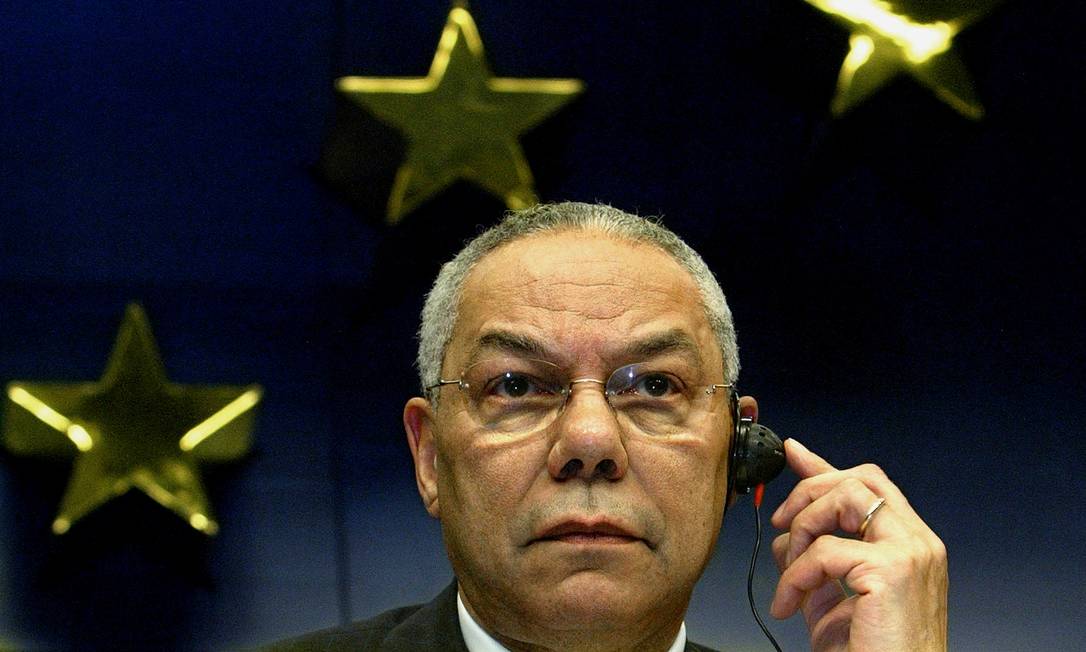 Ex-secretário de Estado americano Colin Powell, em imagem de 2003 Foto: Yves Herman / REUTERS