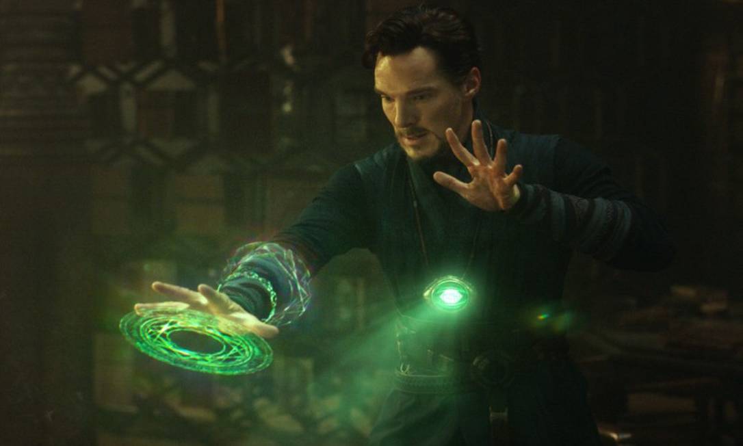 Benedict Cumberbatch em cena de "Doctor Strange." Foto: Disney/Marvel via AP