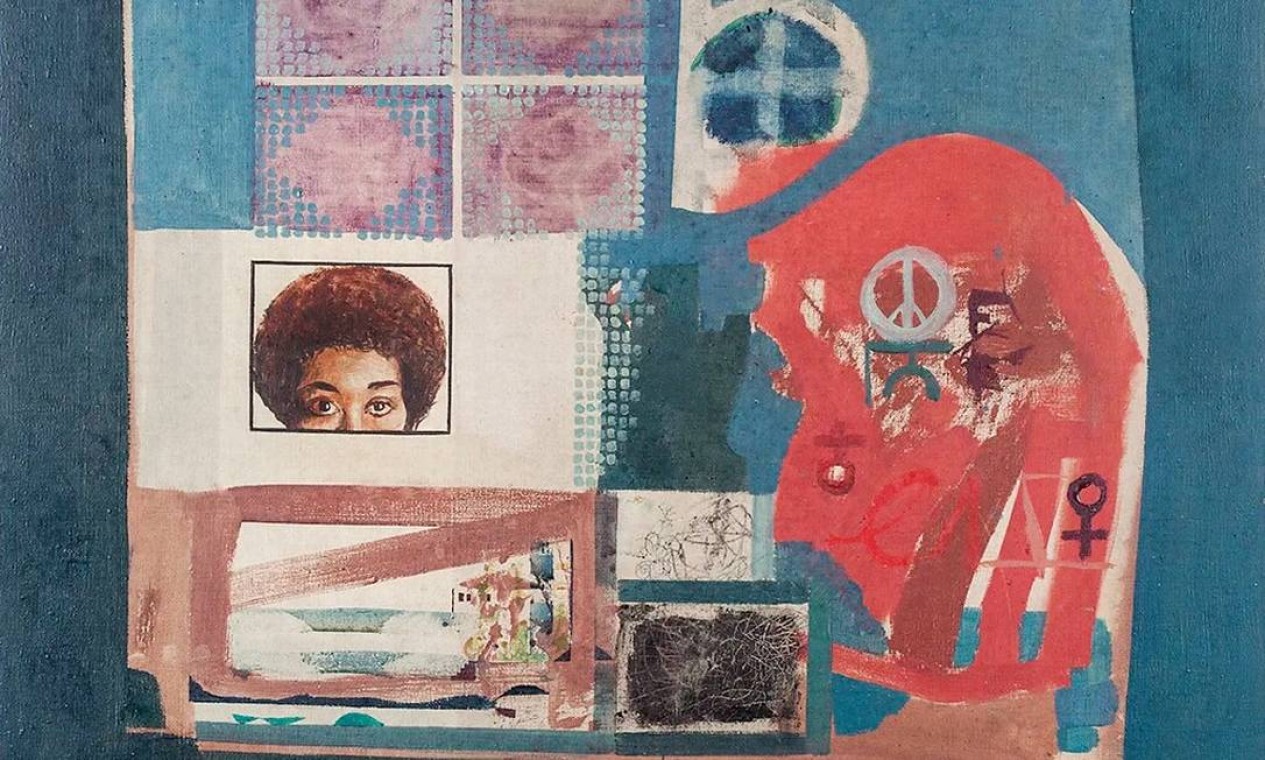 'Sintonizada' (1969), de Sepp Baendereck, na Galeria MaPa Foto: Divulgação