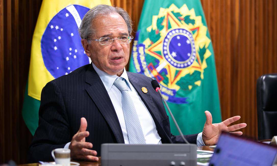 O ministro da Economia, Paulo Guedes Foto: Washington Costa / Ministério da Economia