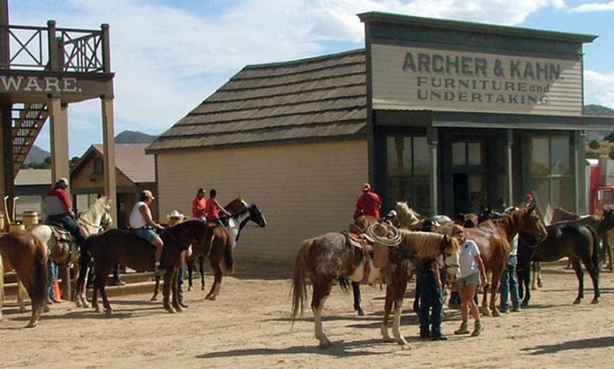 Bonanza Creek Ranch é uma locação especializada para filmes do estilo faroeste, no Condado de Santa Fé, no Novo México, EUA Foto: Divulgação