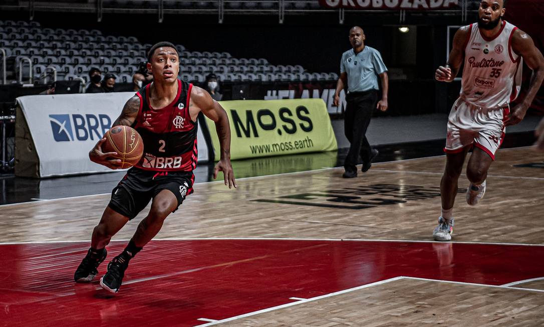Yago atuando pelo Flamengo Foto: Paula Reis / Flamengo