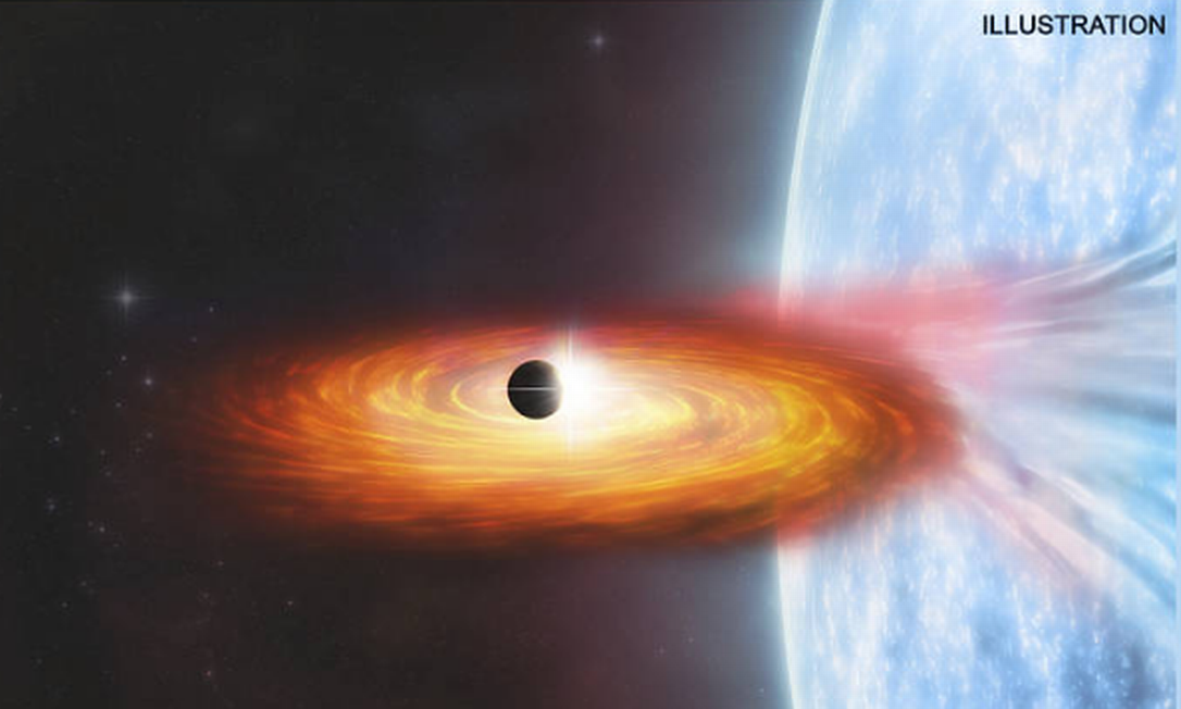 Ilustração simula possível planeta descoberto fora da Via Láctea Foto: Reprodução/Nasa