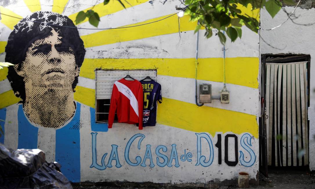 Casa onde Diego Maradona viveu na infância é declarada Patrimônio Histórico da Argentina Foto: RICARDO MORAES / Reuters